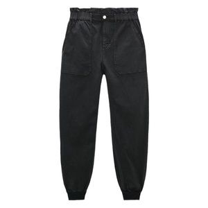 Zara Jogging Trouser With Pockets, Washed Black, Sz. XXL